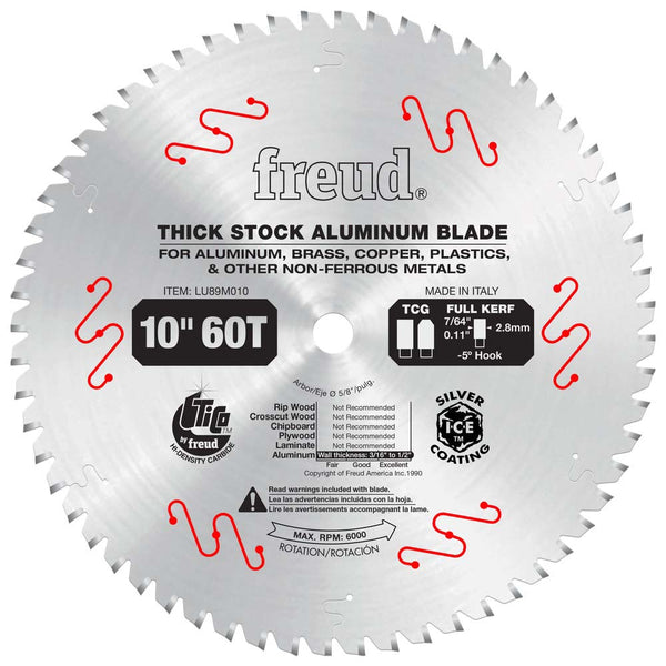 Freud 10" x 60T Thick Non-Ferrous Metal Blade