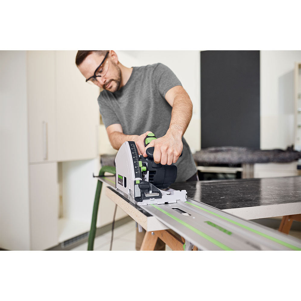 Festool Tree Way Festool Plunge Cut Track Saw TS 60 KEB-F-Plus (Guide Rail Not Included
