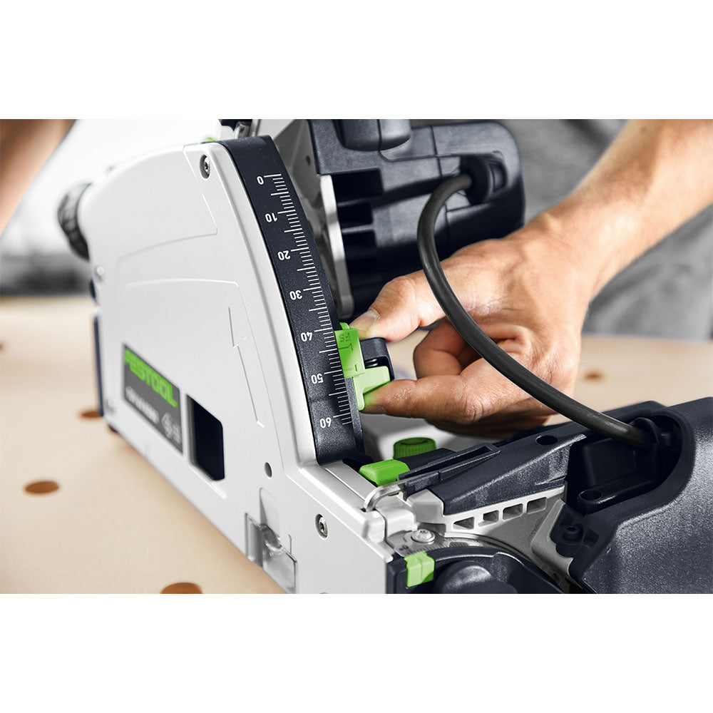 Festool Tree Way Festool Plunge Cut Track Saw TS 60 KEB-F-Plus (Guide Rail Not Included