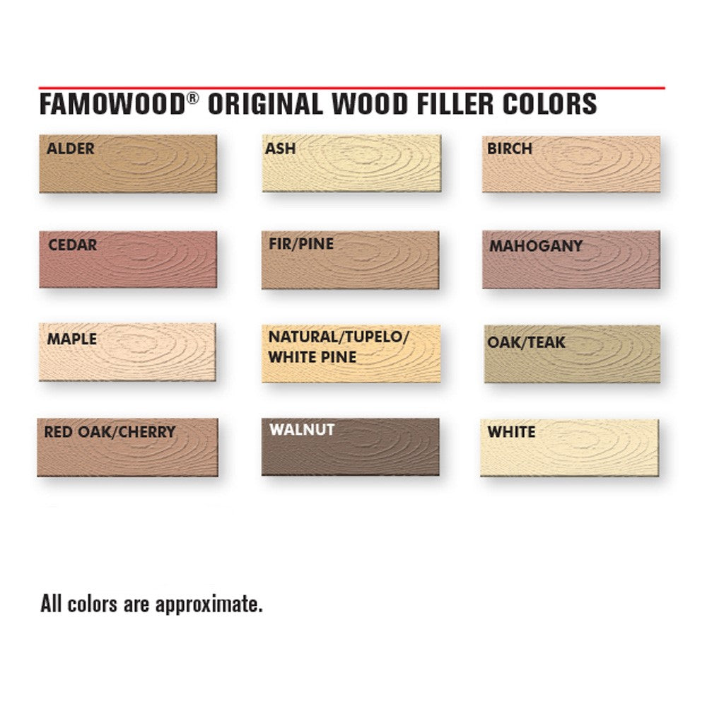Famowood Professional Wood Fillers - 6 oz.