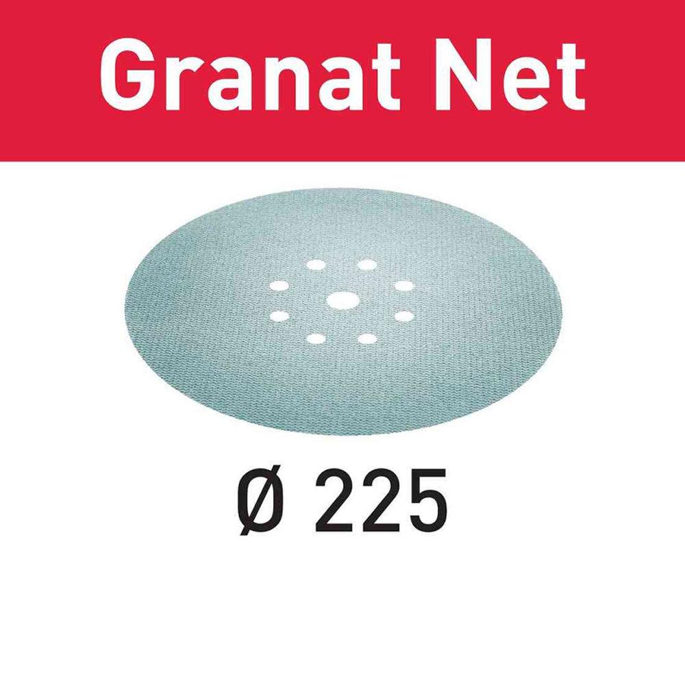 Festool Granat Net Abrasives - P320 Grit 5 Inch Sanding Discs For Dusty Materials
