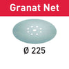 Festool PLANEX D225 Granat NET Abrasive Discs (25 Pack)