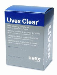 Uvex Clear® Disposable Lens Cleaning Towelettes - UVEX - OakTree Supplies